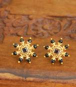 Designer gold plated studs