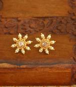 Designer gold plated studs