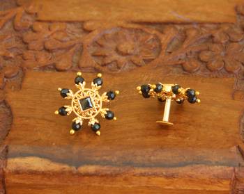 Designer gold plated studs 2