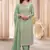 Light green georgette embroidered salwar suit
