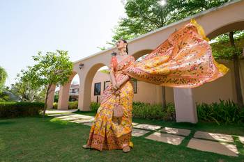 Banarasi Soft Silk Paithani Patola Saree With Meena Zari Weaving Pattern Paithani Weaving Border Rich Pallu With Blouse 3