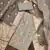 Grey Viscose Organza Banarasi Unstitched Dress Material