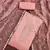 Pink Viscose Organza Banarasi Unstitched Dress Material