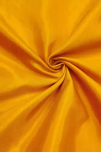 Yellow Modal Chanderi Embroidered Unstitched Dress Material