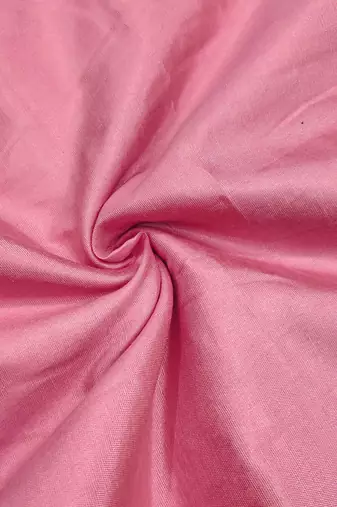 Pink Modal Chanderi Embroidered Unstitched Dress Material