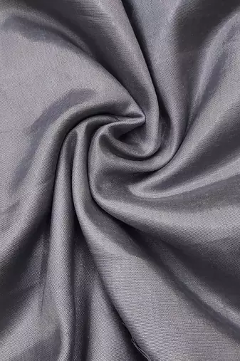 Grey Chanderi silk blend Unstitched Dress Material