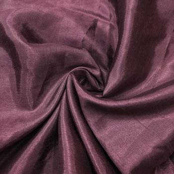 Wine Viscose Organza Embroidered Unstitched Dress Material 4
