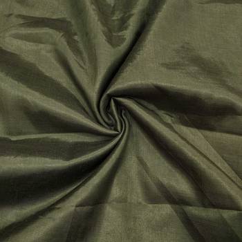 Green Viscose Organza Banarasi Unstitched Dress Material 4