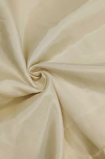 White Viscose Organza Banarasi Unstitched Dress Material
