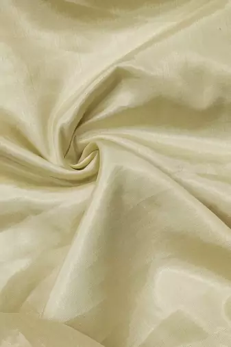 Yellow Viscose Organza Position Work Unstitched Dress Material