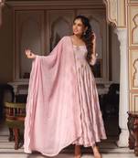 Women's designer gown pant with dupatta sets