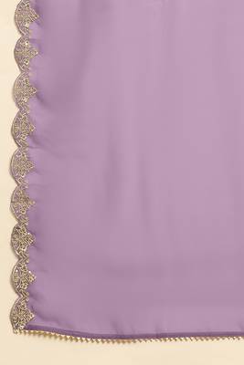  Silk Blend Embroidery Anarkali Kurta Pant Set with Dupatta 9
