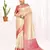 Elora soft silk banarasi woven floral weaving saree (cream)