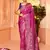 Elora pure soft silk baluchari weaving saree (magenta)