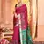 Elora pure banarasi weaving silk saree (magenta)