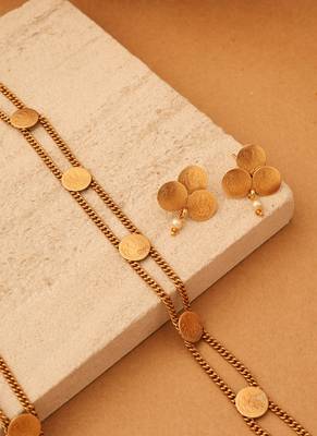 Goddess Fortune Coin Necklace Set 2