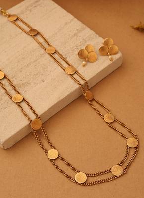 Goddess Fortune Coin Necklace Set 1