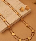 Goddess Fortune Coin Necklace Set