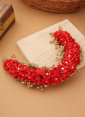 Vibrant Blossom Crown Hair Accessory" 1