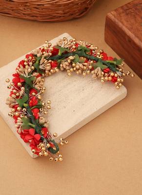 Vibrant Blossom Crown Hair Accessory" 3