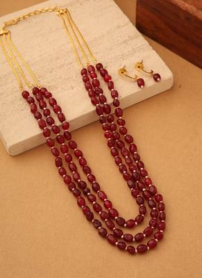 Crimson Pearl Harmony Necklace 1