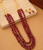 Crimson Pearl Harmony Necklace