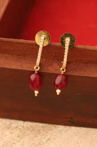 Crimson Pearl Harmony Necklace