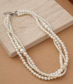 Tiers of Grace Pearl Necklace