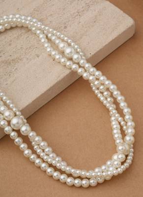 Tiers of Grace Pearl Necklace 2