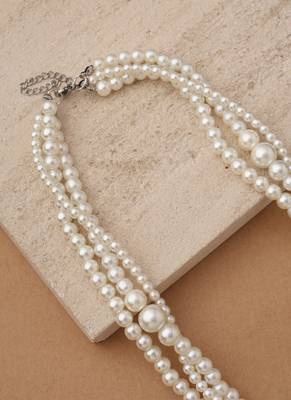 Tiers of Grace Pearl Necklace 3