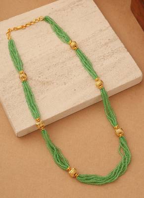 Golden Grove Statement Necklace" 1