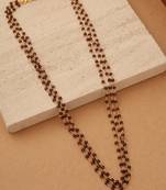 Layered Elegance: Dark Red Delight Necklace