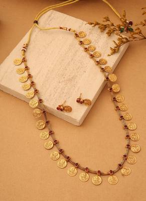 Gold plated alloy necklace sets 1