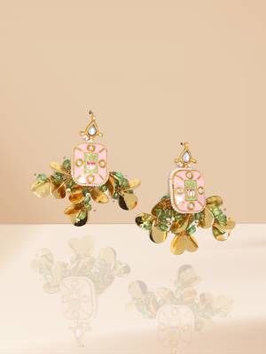 Gulaabi drop earring 2
