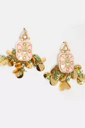 Gulaabi drop earring