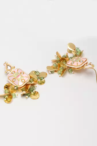 Gulaabi drop earring