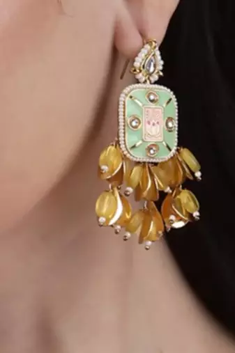 Sabz drop earring