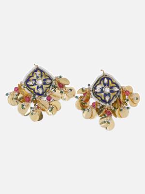 Cobalt drop earring 3