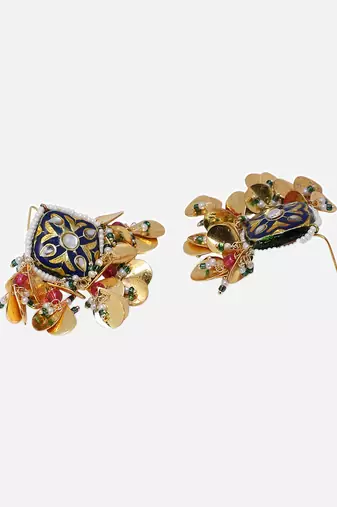 Cobalt drop earring