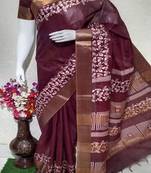 Bhagalpuri Kota Silk Saree With Blouse 
