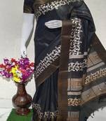 Bhagalpuri Kota Silk Saree With Blouse 