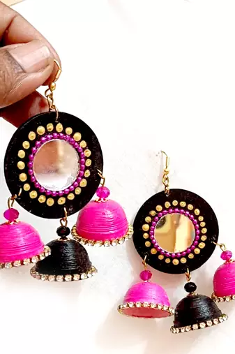 Quilled jhumkas  5