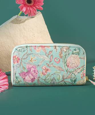 Mint aloha printed wallet 1