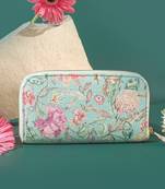 Mint aloha printed wallet