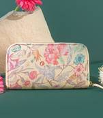 Yellow aloha printed wallet