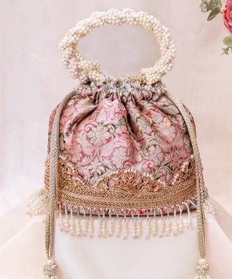 Pink elora pink potli bag 1