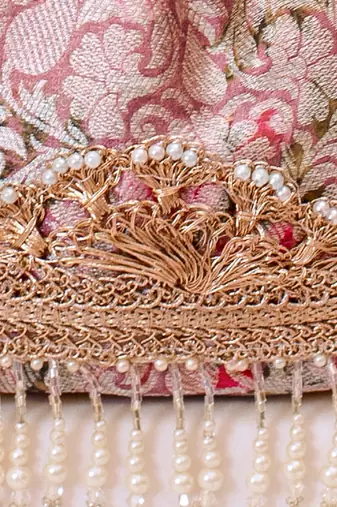 Pink elora pink potli bag