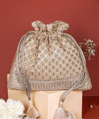 Gold inaya gold potli bag 1