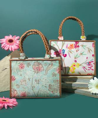 Multi color wallflower printed hand bag 5
