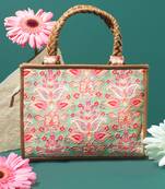 Multi color wild bloom hand bag